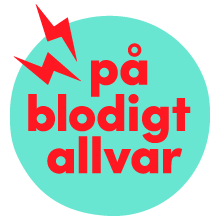 Logotyp för På blodigt allvar